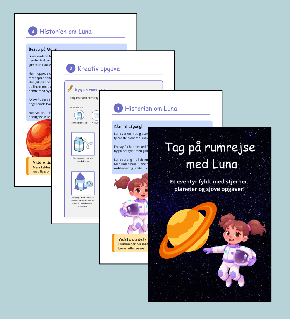 DIY historie - Astronaut